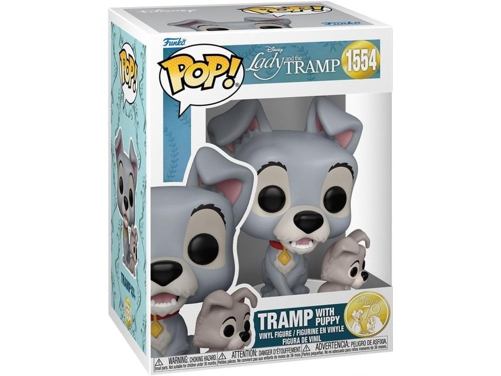 Funko Pop! Disney: Lady and The Tramp - Tramp with Puppy