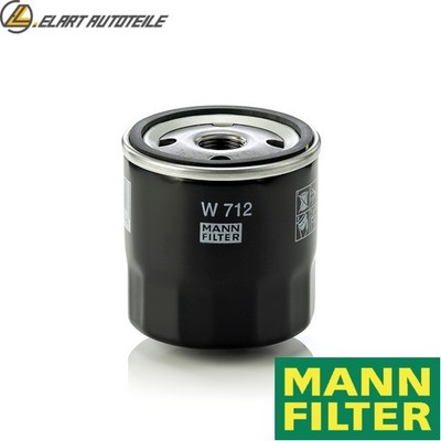 ÖLFILTER W 712 FÜR OPEL KADETT/C/Van/B/Hatchback/City MANTA/CC REKORD/P2/P1 1.0L