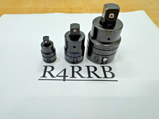 Snap-on Tools Usa New 3 Piece Mix Drive Reducer Extension Socket Adaptor Lot Set Snap-on Tools Usa New 3 Piece Mix Drive Reducer Extension Socket Adaptor Lot Set