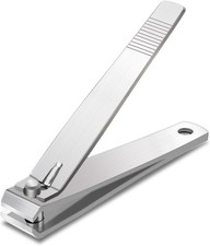 Thick Toenails Trimmers Heavy Duty Blade Fingernail Clippers Silver 3.2"