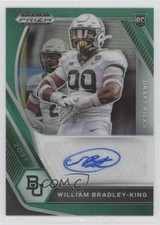2021 Panini Prizm Draft Picks Green William Bradley-King #DPA-WBK Auto 3hd