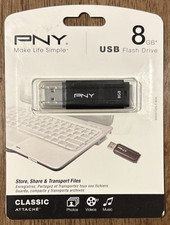 PNY 8gb USB Flash Drive - New Sealed in Package