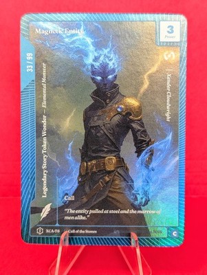 Wonders of the First OCM Magnetic Entity #/99 SP Call Of The Stones XCA-T6