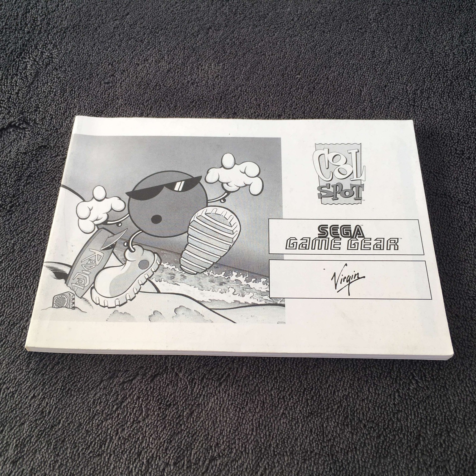 Notice SEGA Game Gear Cool Spot EUR Excellent état