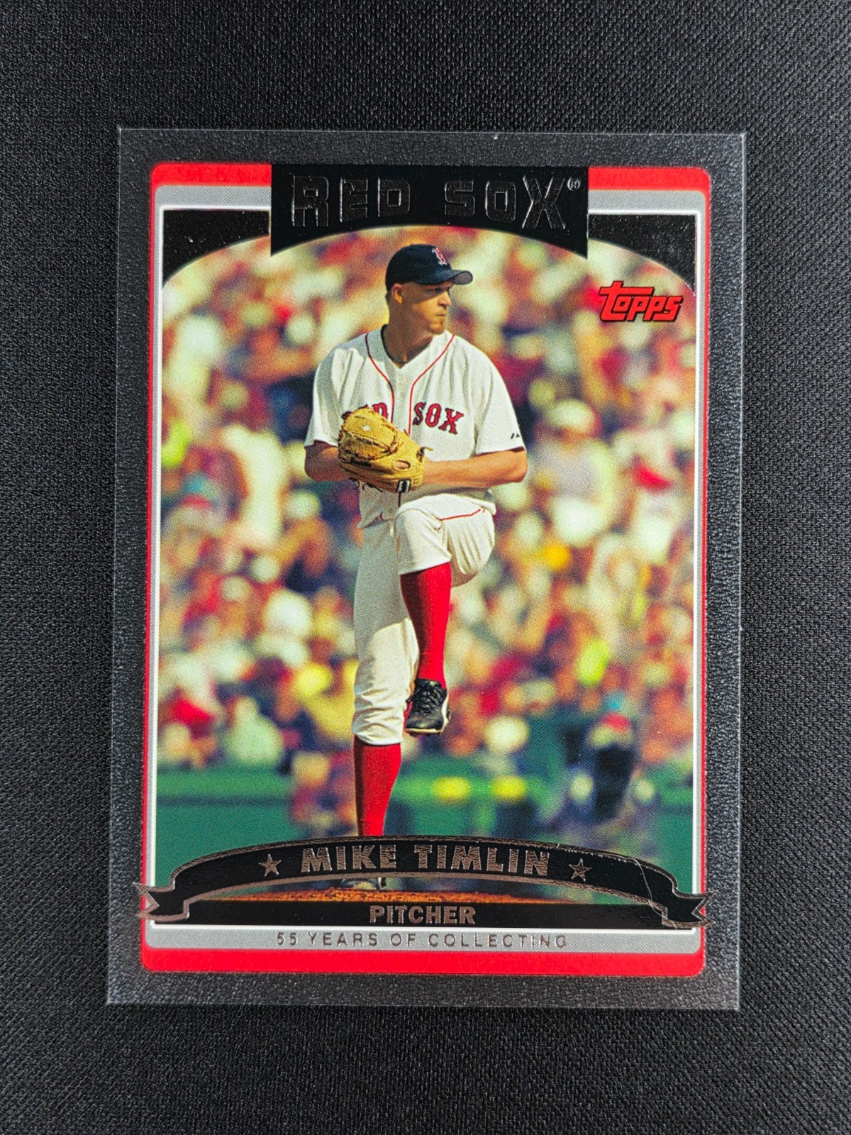 Mike Timlin 2006 Topps Black Parallel 06/55 #158 RED SOX