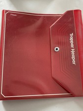Mead Trapper Keeper 3-Ring Binder 1.5 in. for 8.5x11 Red 2013