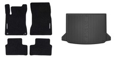 Frogum Fußmattensatz Autoteppich + Kofferraumwanne für Mercedes-Benz A-Klasse