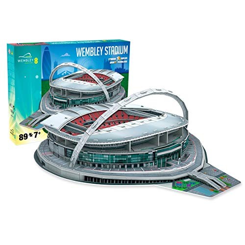 University Games Unisex Kids Wembley 3D Stadium Puzzle - Image 7