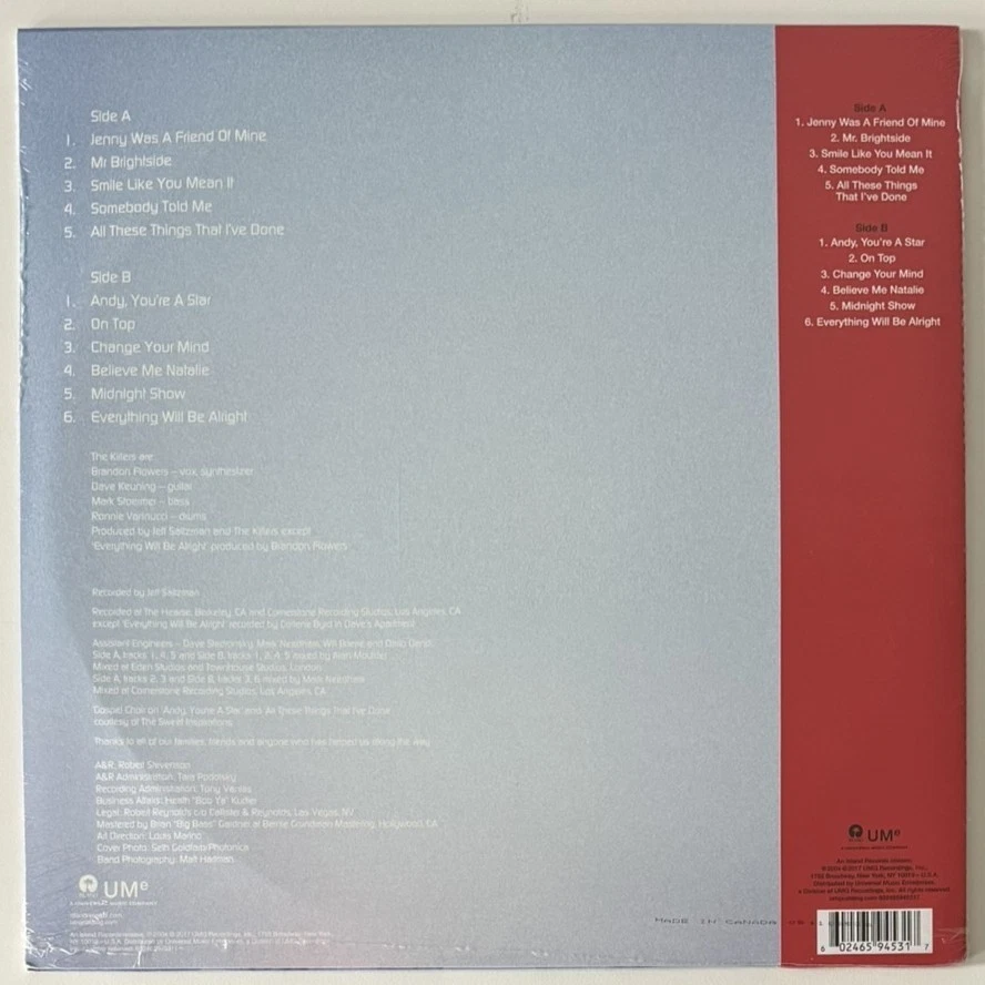 THE KILLERS HOT FUSS BONE WHITE VINYL TARGET USA EXCLUSIVE LP BRAND NEW SEALED - Image 4 of 4