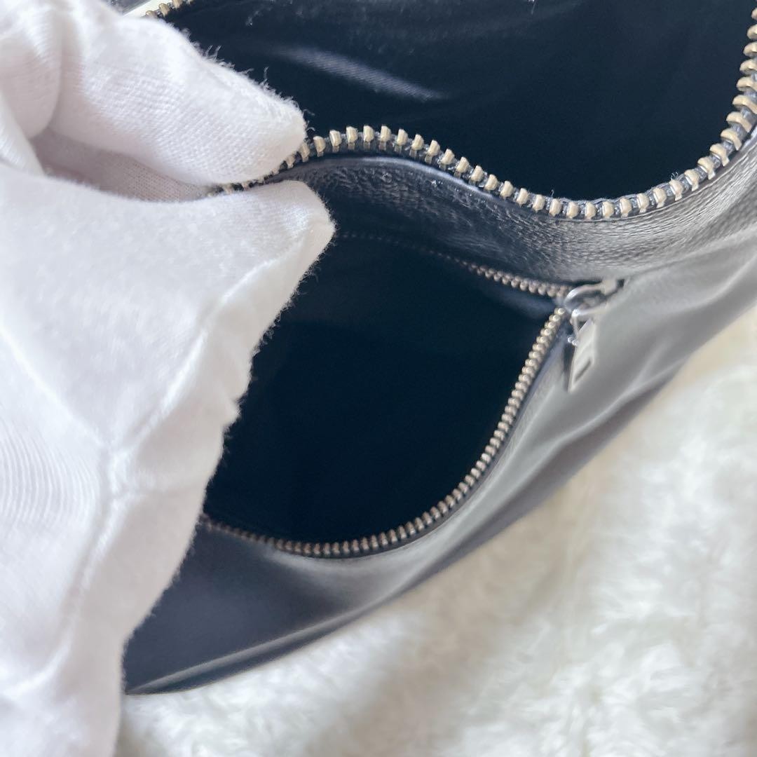 COACH Python Pattern 2Way Shoulder Bag Black Leat… - image 16