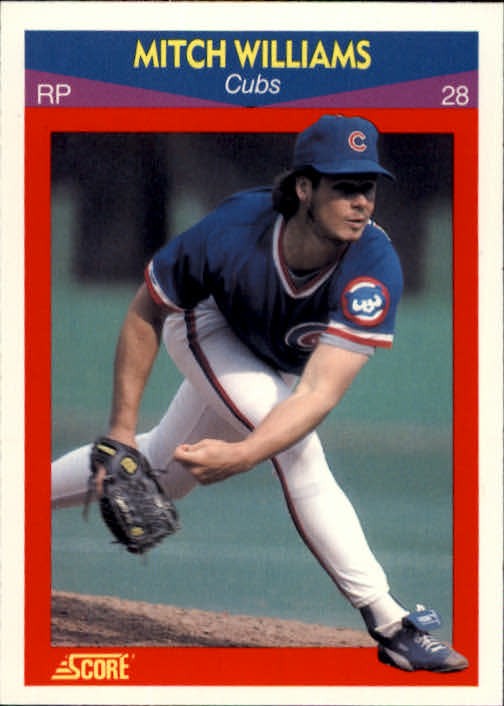 1990 Score 100 Superstars #93 Mitch Williams - BB