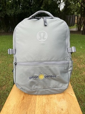 Lululemon Crew Backpack - Charcoal Ash Gray - 22L - Laptop Pocket With Bag