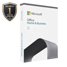 Microsoft Office Home & Business 2021 for 1 PC Windows – New Sealed Retail Box