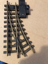 LGB switch/point LH Electric R1 Radius with lantern and supplementary switch