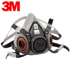 3M 6200M Half Mask Reusable Respirator Dust Gas Vapour 6200 Free UK Shipping
