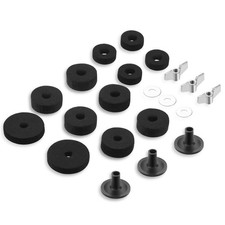 Cymbal Stand Felts Accessories Set 21 PCS Pads Clutch Sleeves Wing Nuts
