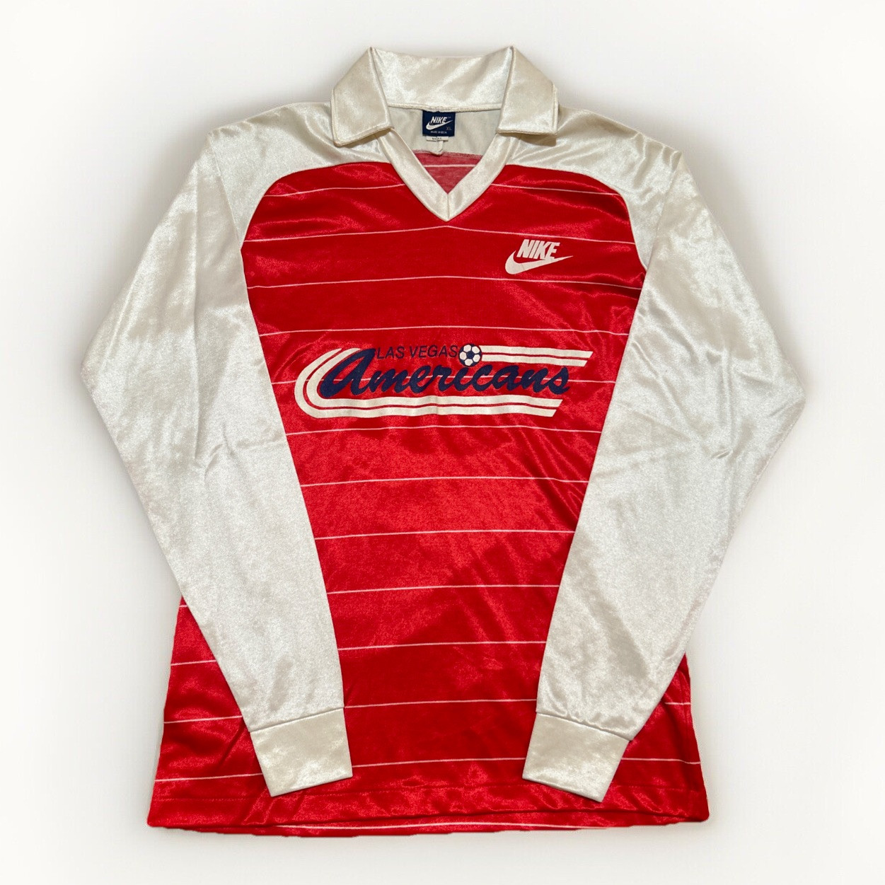 VTG NIKE 80s Las Vegas Americans SOCCER JERSEY Blue Tag MISL MLS USA NASL OG.