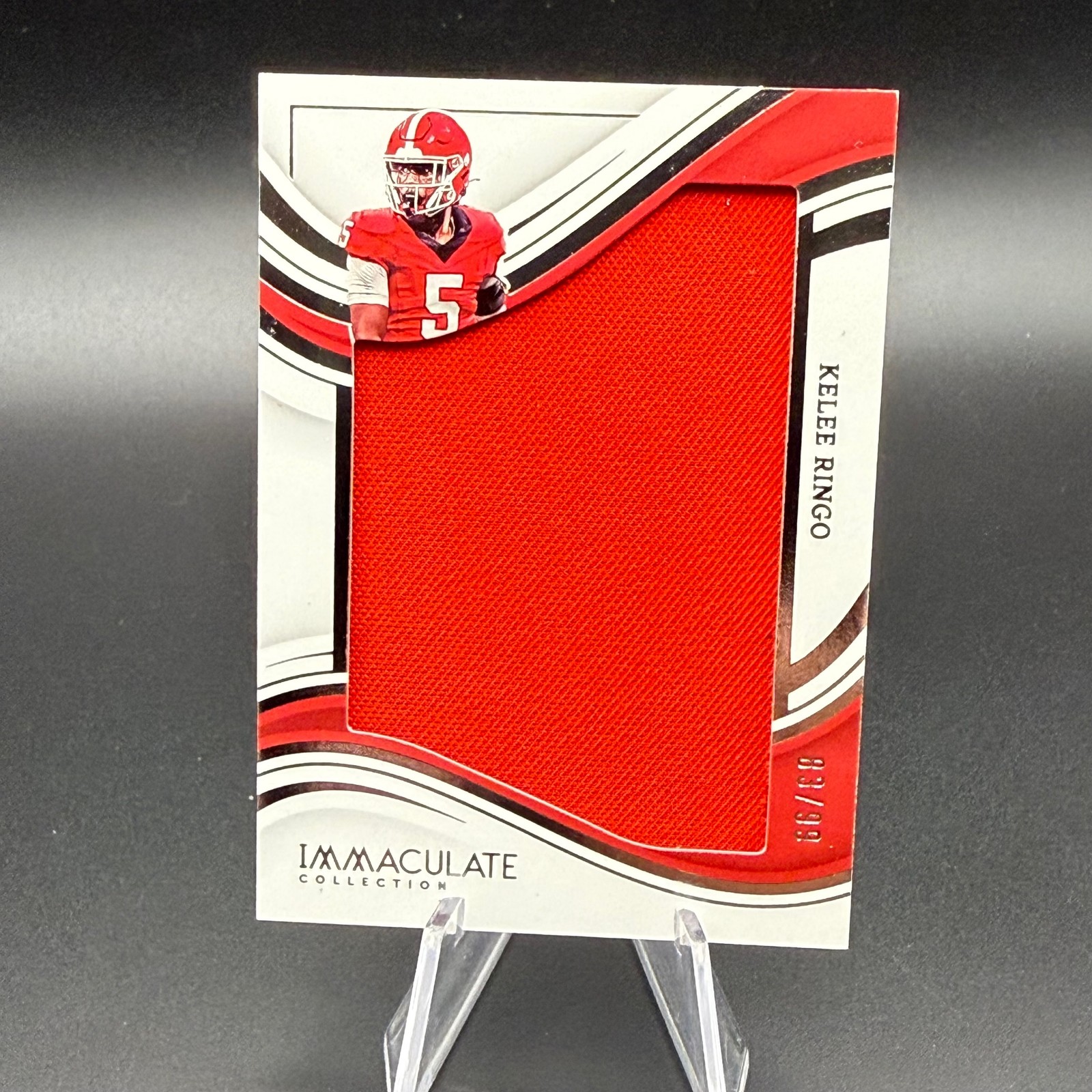 2023 Immaculate Collection Collegiate Kelee Ringo Immaculate Jumbo Patch #/99