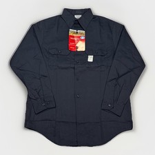 Vintage Big Mac Work Shirt NOS Navy JC Penney Oxhide Cloth 16-16.5 L 