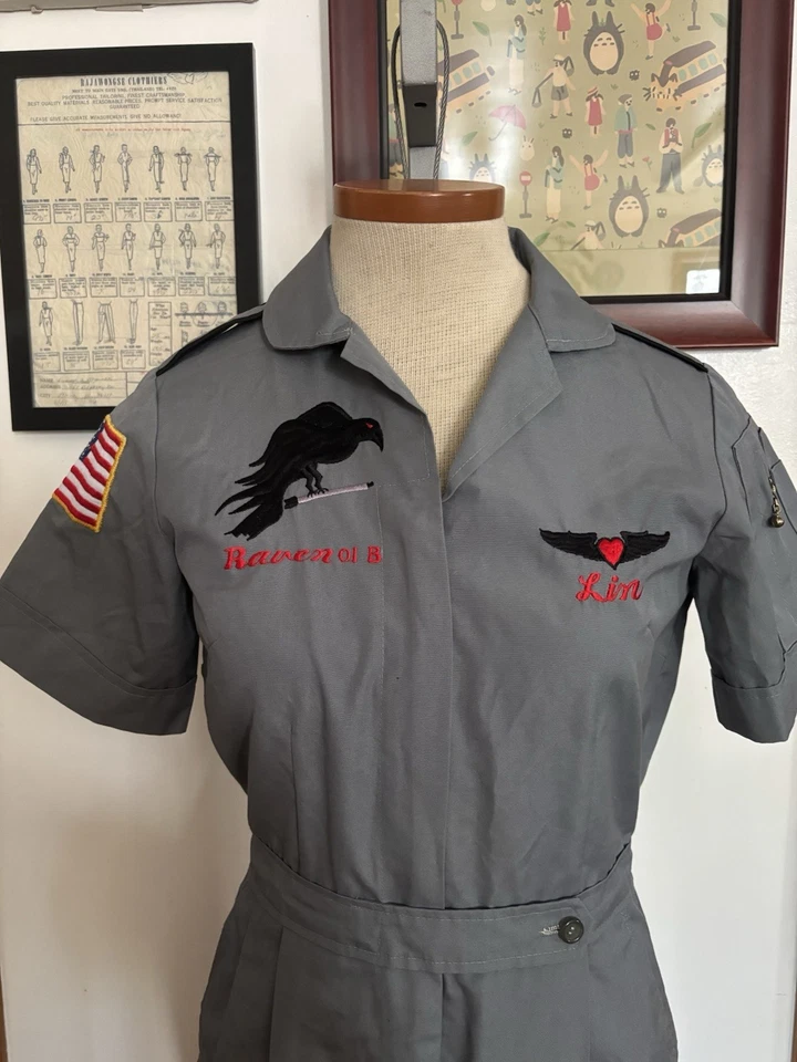 DE COLECCIÓN: Mono Smoking Raven Lin Hecho a Medida Talla S (AZUL PIZARRA) Foto 3 de 4