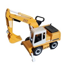 BRUDER LIEBHERR 912 Escavatore Tractopelle Cantiere Scala 1:16 Funziona...