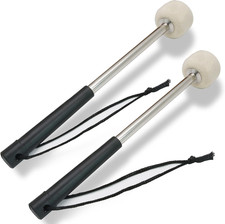 2 Pack Drum Mallet, 32Cm/12.6" Wool Felt Drum Stick, Bass Drum Mallet Drum Stick