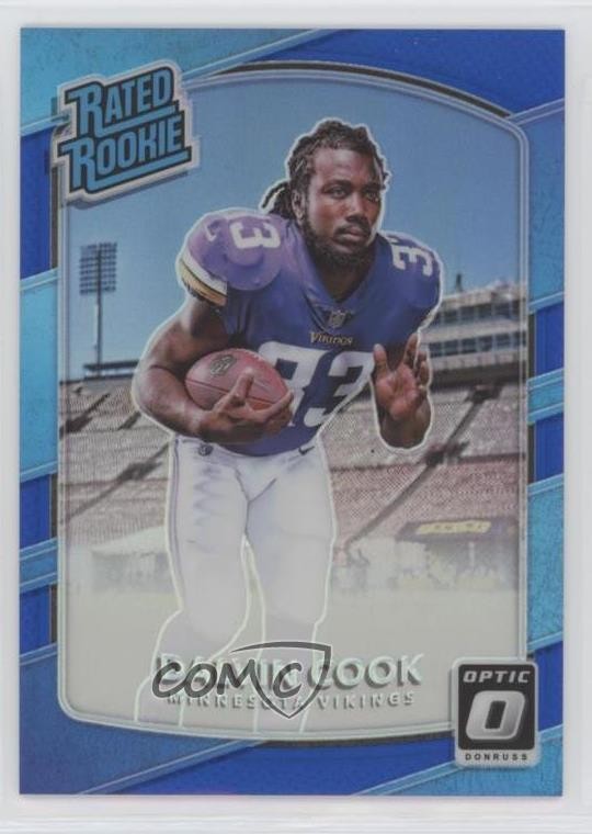 2017 Donruss Optic Rated Rookie Blue Prizm 34/149 Dalvin Cook #193 13c1