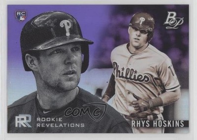 2018 Bowman Platinum Rookie Revelations Purple 87/250 Rhys Hoskins #RR-1 RC 0q41