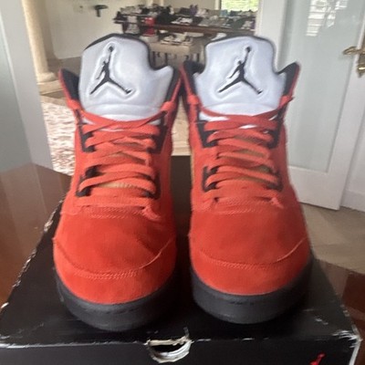Jordan Air Jordan 5 Retro Dunk on Mars suede high top lace up red DD9336-800