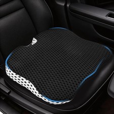 Car Seat Cushion For Long Driving Memory Foam Wedge Cushion For Back Pain T...