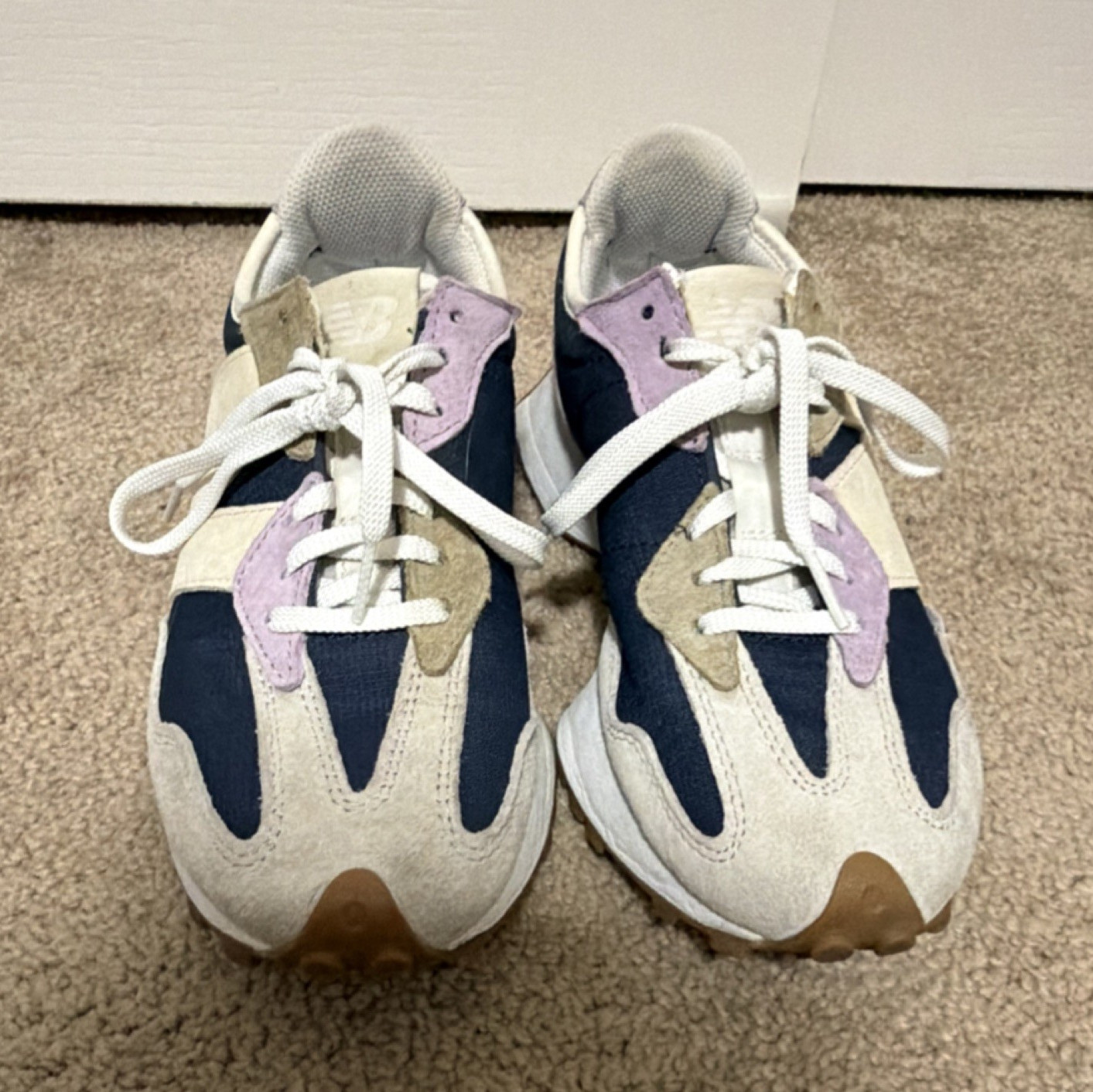 New Balance Men\'s 327 Colorblock Runner — Purple, Teal & Neon Accent New Balance 327 Multicolor 2022 for Sale | Authenticity  main image 3