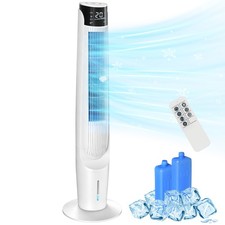 Ice Cooling Tower Fan, Water Conditioner Evaporative Air Cooler Unit with 4 Mode