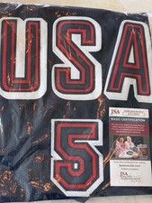 Kelsey Plum Autograph Jersey Team USA  ( Not Game Worn)