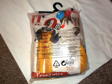 IT the Movie Pennywise Halloween Costume Rubie's Adult XL fits 44-46 jacket size