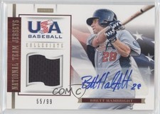 2012 USA Baseball National Team Jersey Signatures 55/99 Brett Hambright Auto f0v