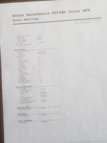 Xerox Work Center 6015/Ni All-in-One Laser Farbdrucker NUR 3569 Seitenzahl - Bild 6 von 10