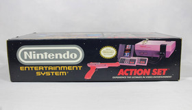 Juego de acci&oacute;n original Nintendo NES caja vac&iacute;a, espuma de poliestireno, manuales y folletos SOLO