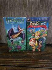 FernGully VHS Slipcase Lot 1 & 2 Last Rainfor...
