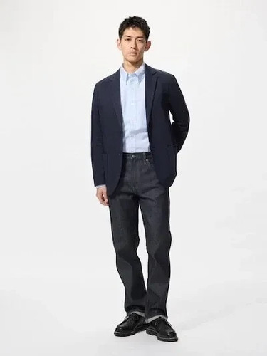 UNIQLO Comfort 2B Jacket Lightweight Gray / Dark Gray / Black / Navy Men XS-4XL - Picture 5 of 16