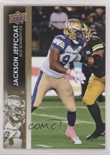 2022 Upper Deck CFL Gold Jackson Jeffcoat #23 2wq