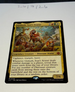 Magic the Gathering MTG Gishath Sun's Avatar x1 Mythic Card NM/M Caverns