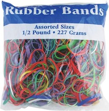 Alliance Rubber Bands Assorted Dimensions 227G/Approx. 400 3 Pack