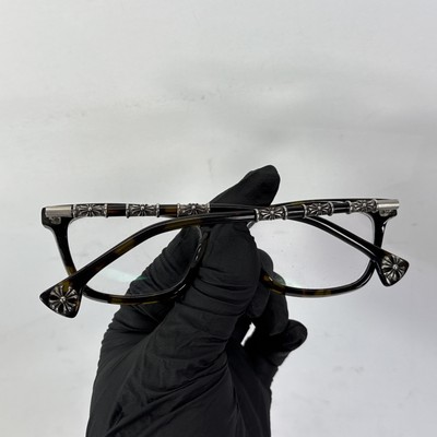 CHROME HEARTS Eyewear  Love Tunnel  Tortoise Eyeglasses Frames Only Authentic  
