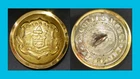 Beautiful Colorado (CO  1A) state / territorial? coat button - post Civil War
