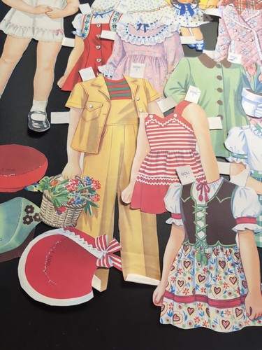Vtg Original MARGARET O'BRIEN Paper Dolls 1940s Dolls Clothes Accessories CUT - Picture 11 of 12