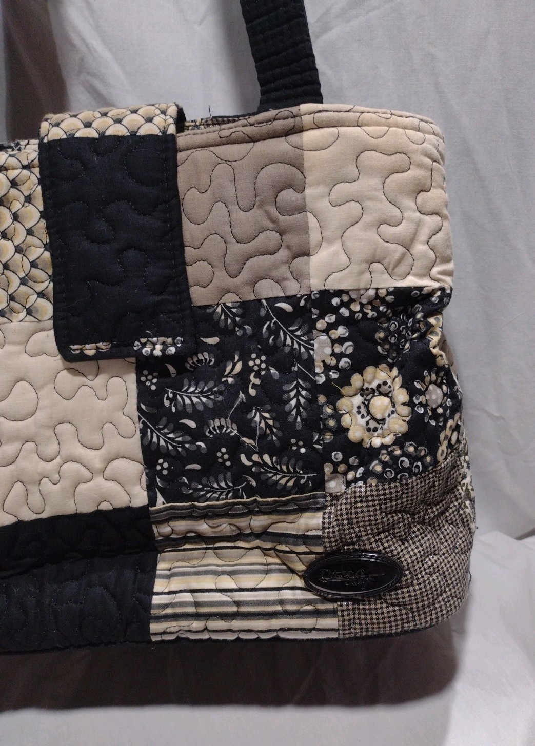 Donna Sharp Quilted Patchwork Shoulder Bag Purse … - image 3