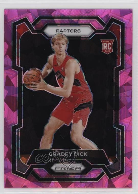 2023-24 Panini Prizm Pink Ice Prizm Gradey Dick #134 1l78