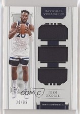 2018-19 Panini National Treasures Rookie Triple Materials 30/99 Josh Okogie 5w7