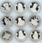 12pc Lot .999 Fine Silver Coins 11oz ASW Chumash Casino Binion Reno Hilton Poker