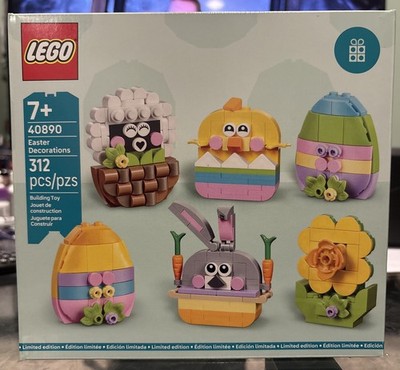 Lego 40890 Easter Decorations Sets Holidays Bunny Baskets Flowers Eggs
